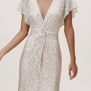 NWT Jenny Yoo Halsey Anthropology/BHLDN -Size 8 Champagne